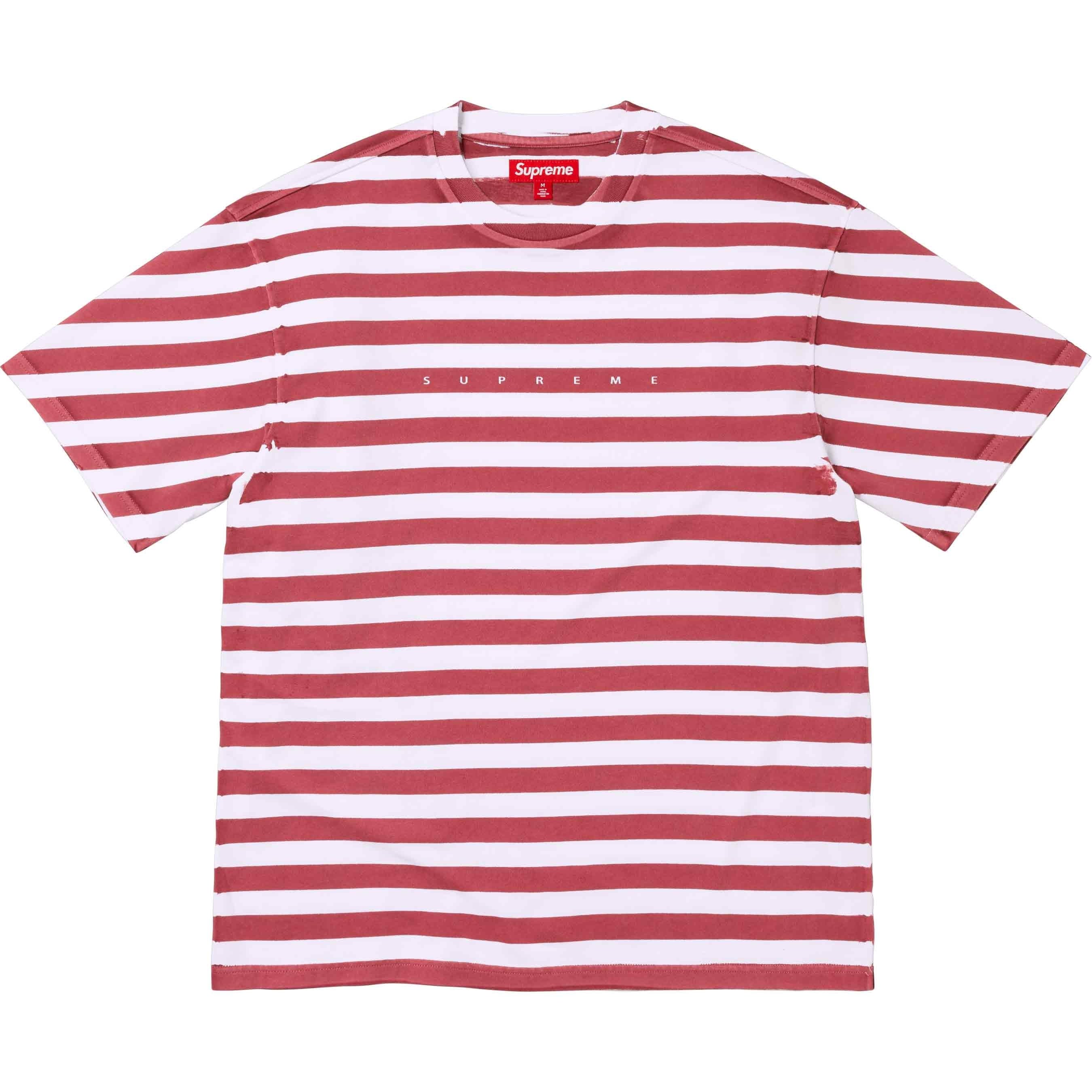 Overprint Stripe S/S Top view 4